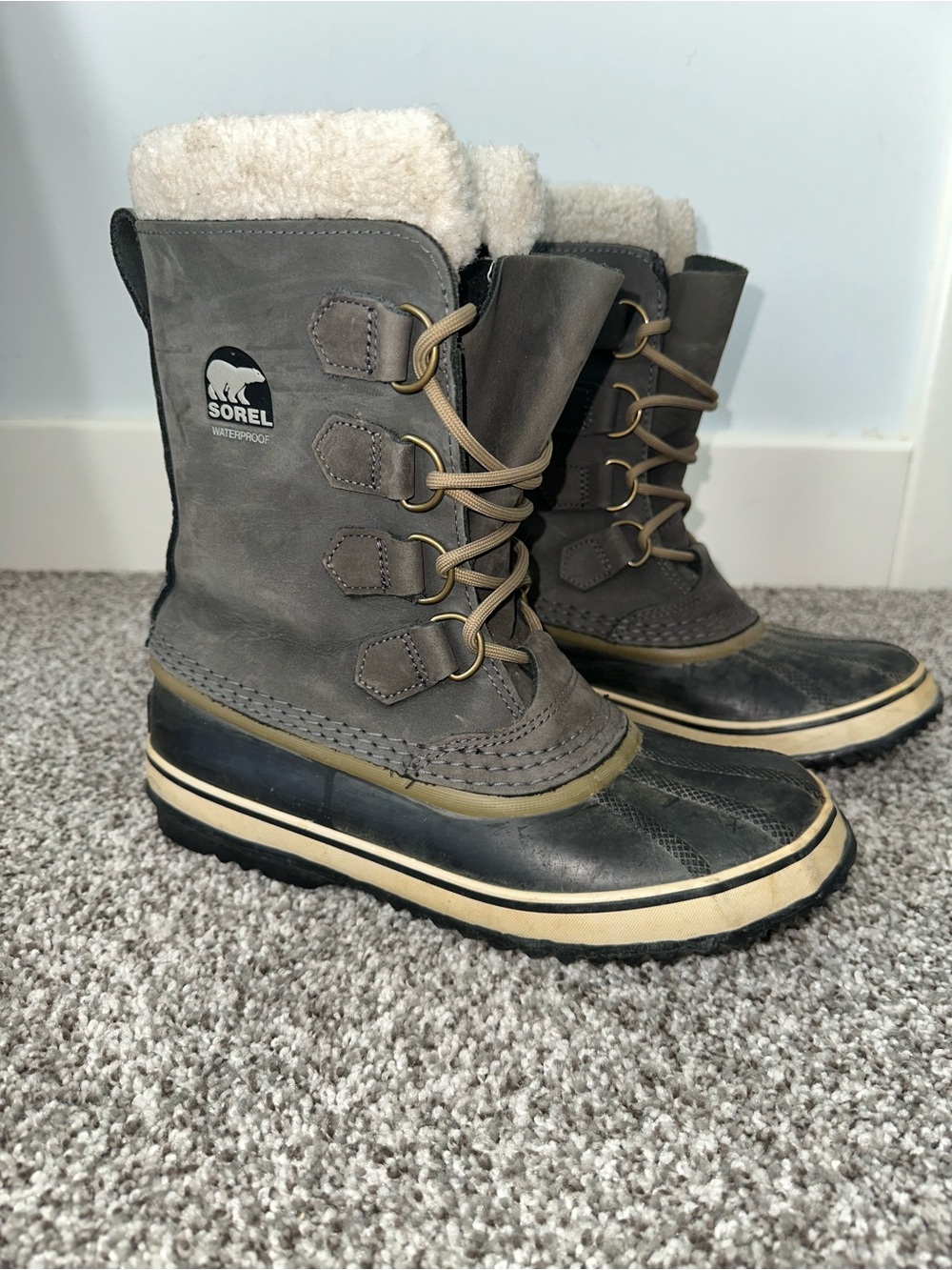 Sorel Women's 1964 Pac 2 Snow Boots Coal Gray 8